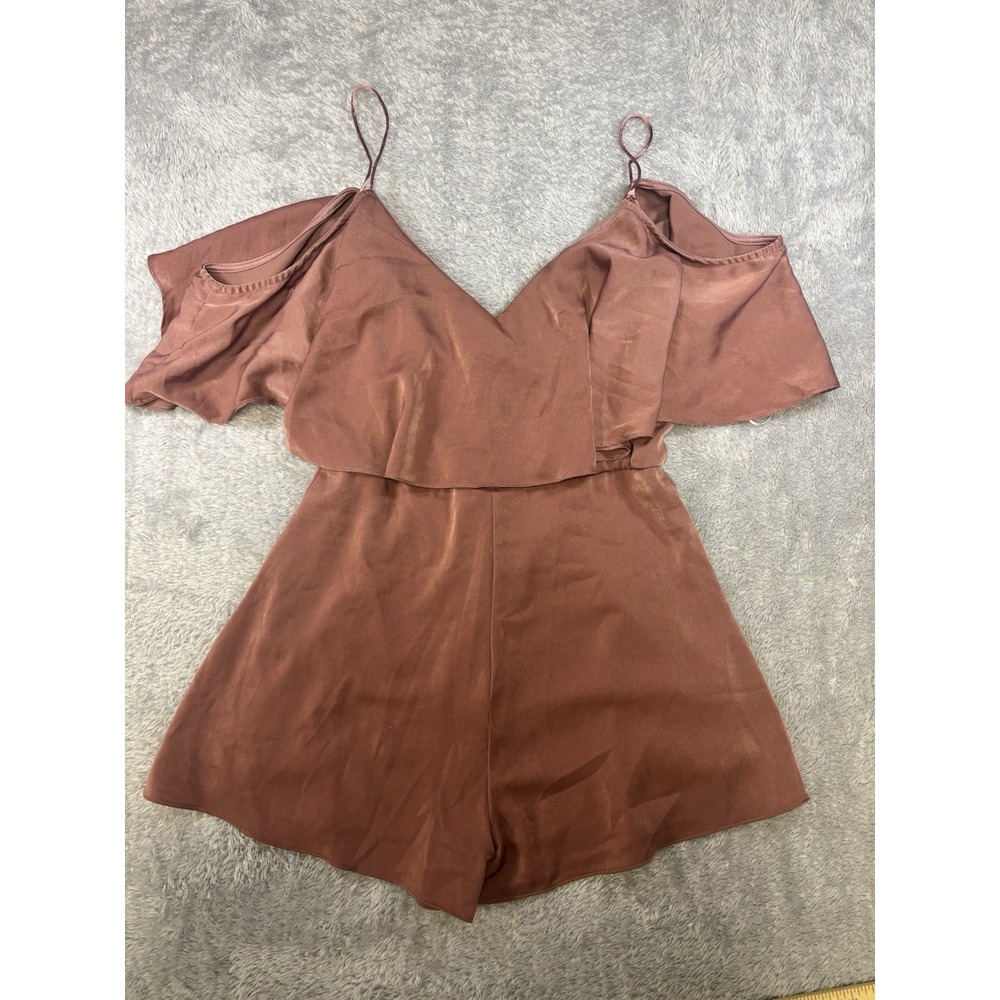 Lulus Dusty Pink Romper size Medium 0756